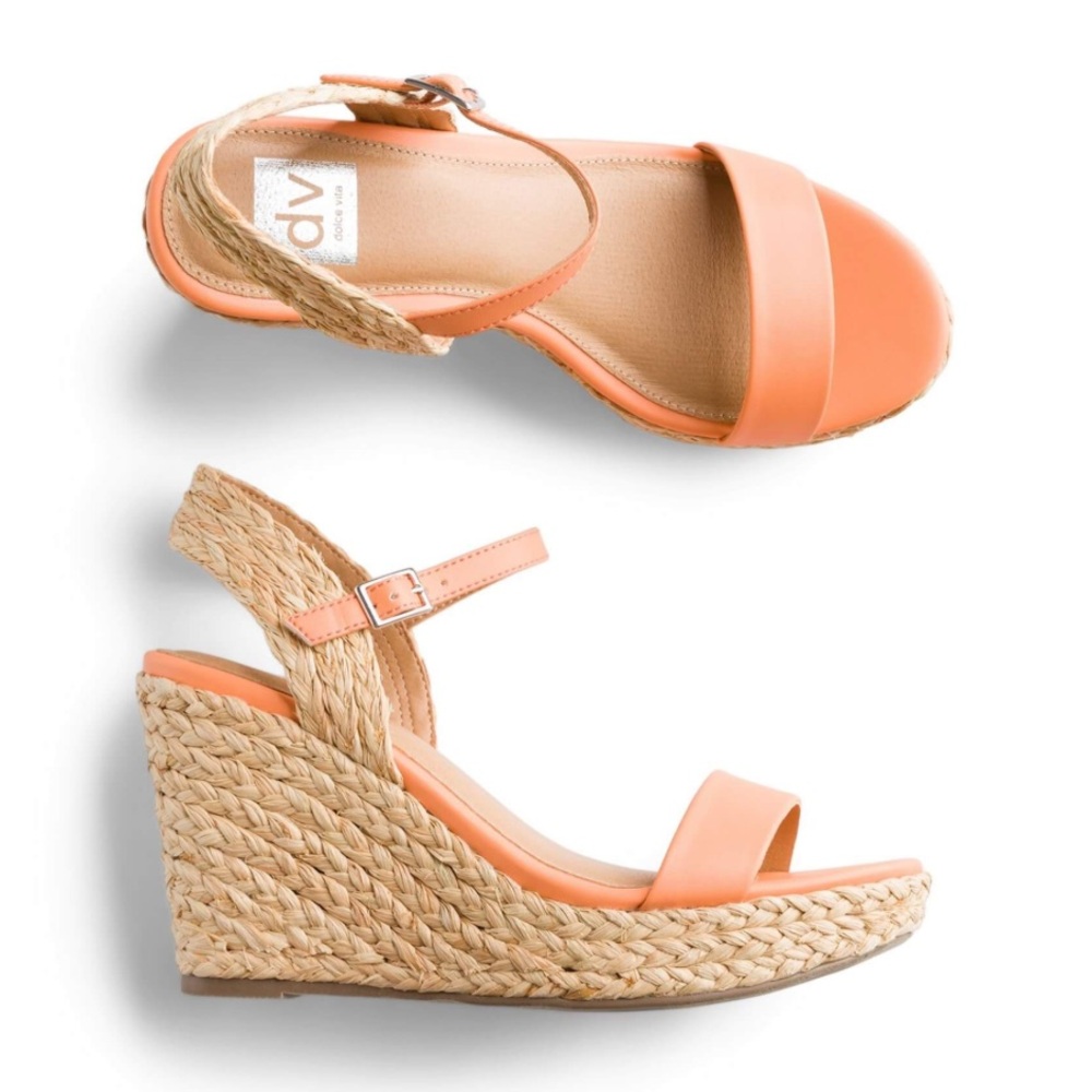 DV by Dolce Vita Coral Wedge Sandals Size 8